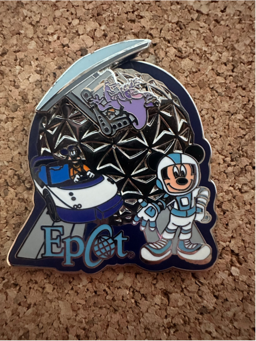 WDW - Mickey, Goofy and Figment - Epcot - Attraction Disney Pin Disney World